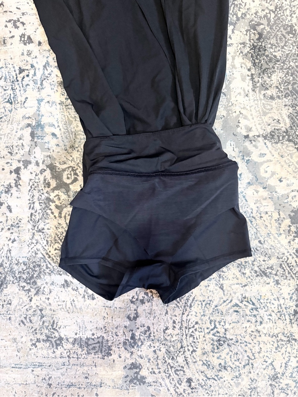 HALARA Breezeful High waisted Black Maxi Skirt Sz M Built In Shorts Center Split - Picture 5 of 10